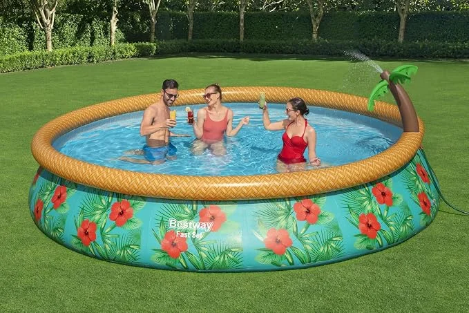 Bestway Family Round Swimming Pool 4.57m x 84cm - damaged box
