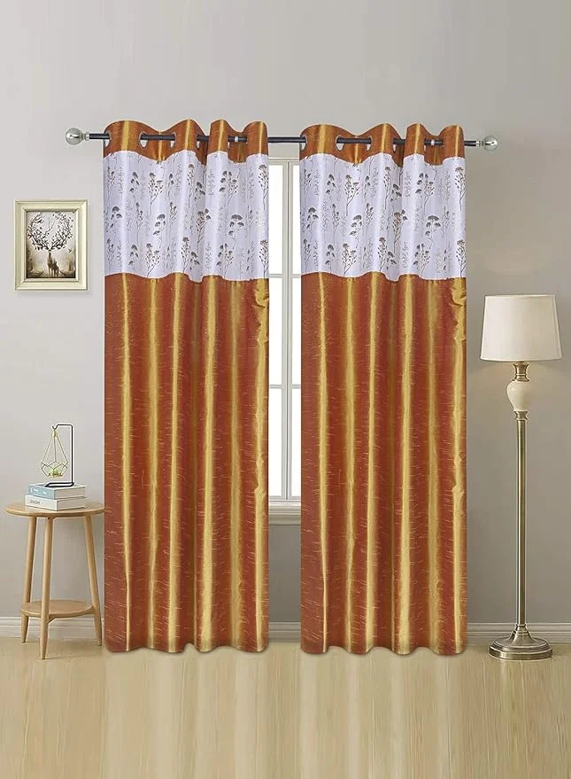 Home Town Printed Polyester Blackout Curtain