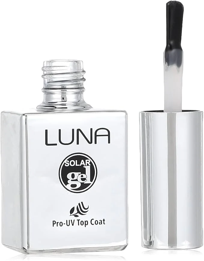 Luna Solar UV Gel Top Coat – Transparent, 10ml