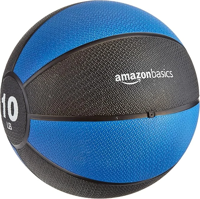 Weighted Medicine Ball for Fitness and Exercise, 10 lbs (4.5 kg)