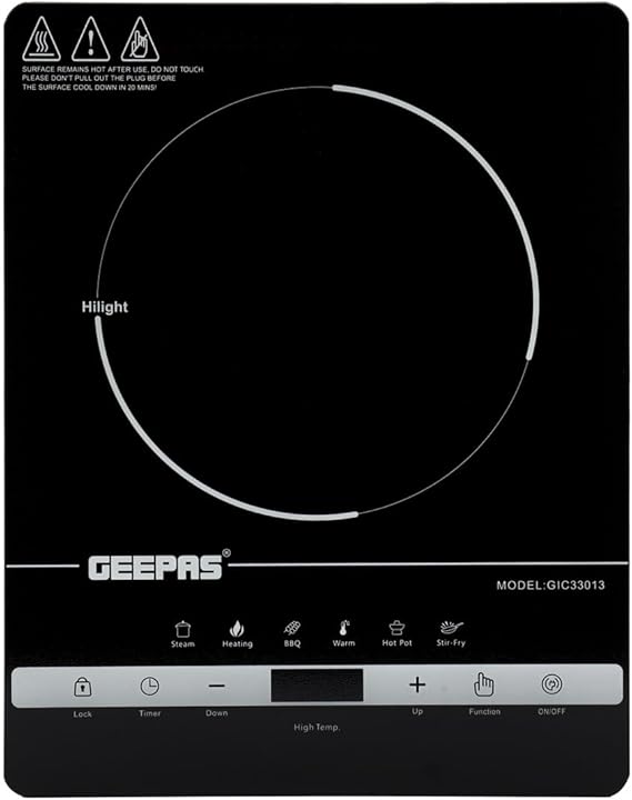 Geepas Digital Infrared Cooker 2000W – LED Display (Scratches)