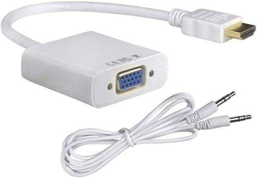 HDMI to VGA Video Converter Adapter Cable with Audio Output