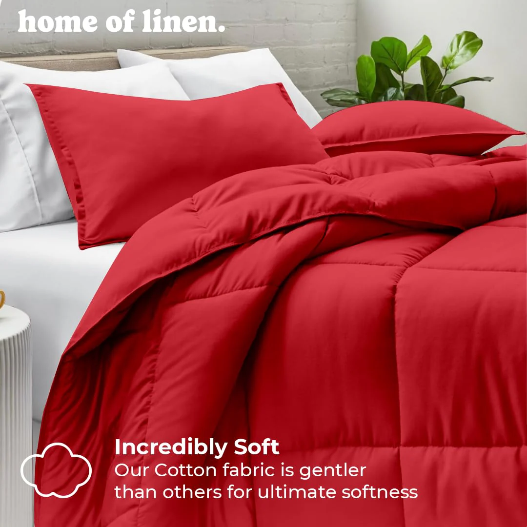 Home Of Linen Cotton Comforter Set – 3 Pieces