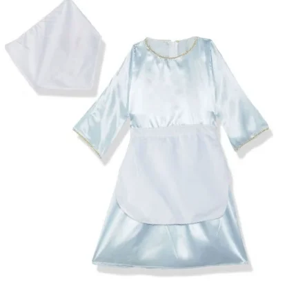 Maid Costume Dress with Hat and Belt Fancy Dress Outfit