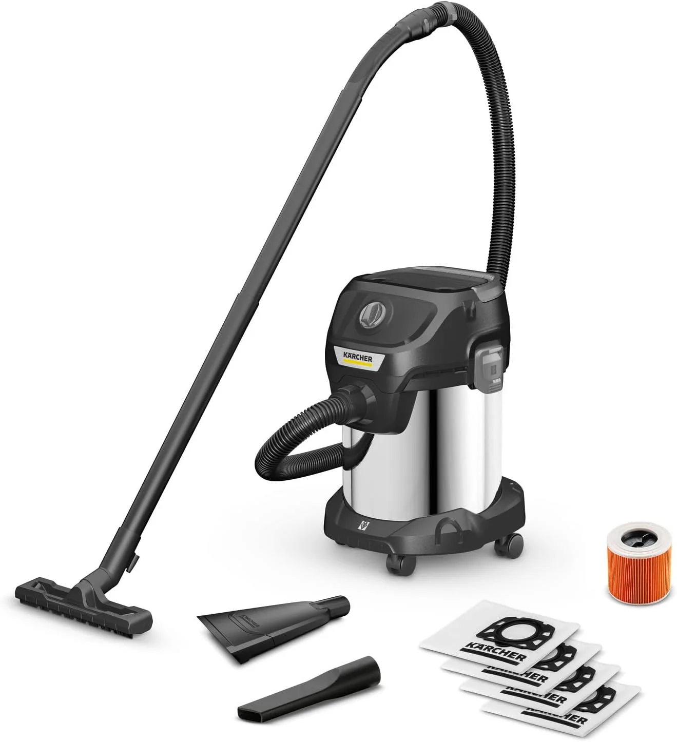 Karcher Multi-Purpose Wet & Dry Vacuum Cleaner 1000W Black-Have Sctatches