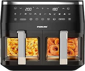Nikai 2-in-1 Digital Air Fryer 10L – Scratches & Damage