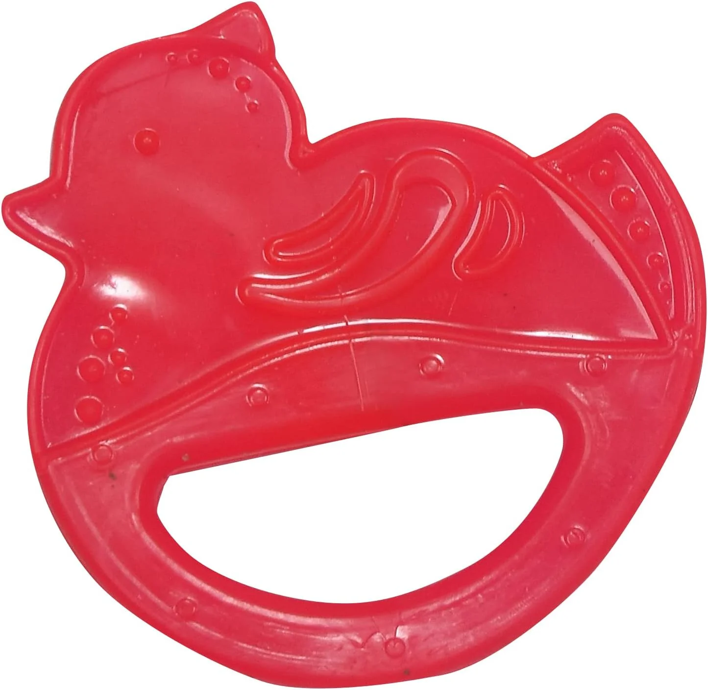 Nice Baby Duck Feeder Silicone Water-Filled Teether – Rose, Damaged Box