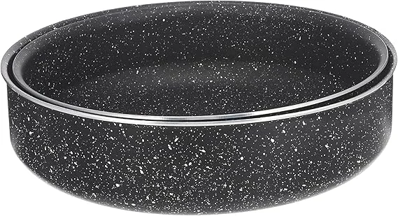 El Amal Elite  Granite Non-Stick Round Baking Pan Set – 2 Pieces (26 cm & 28 cm)