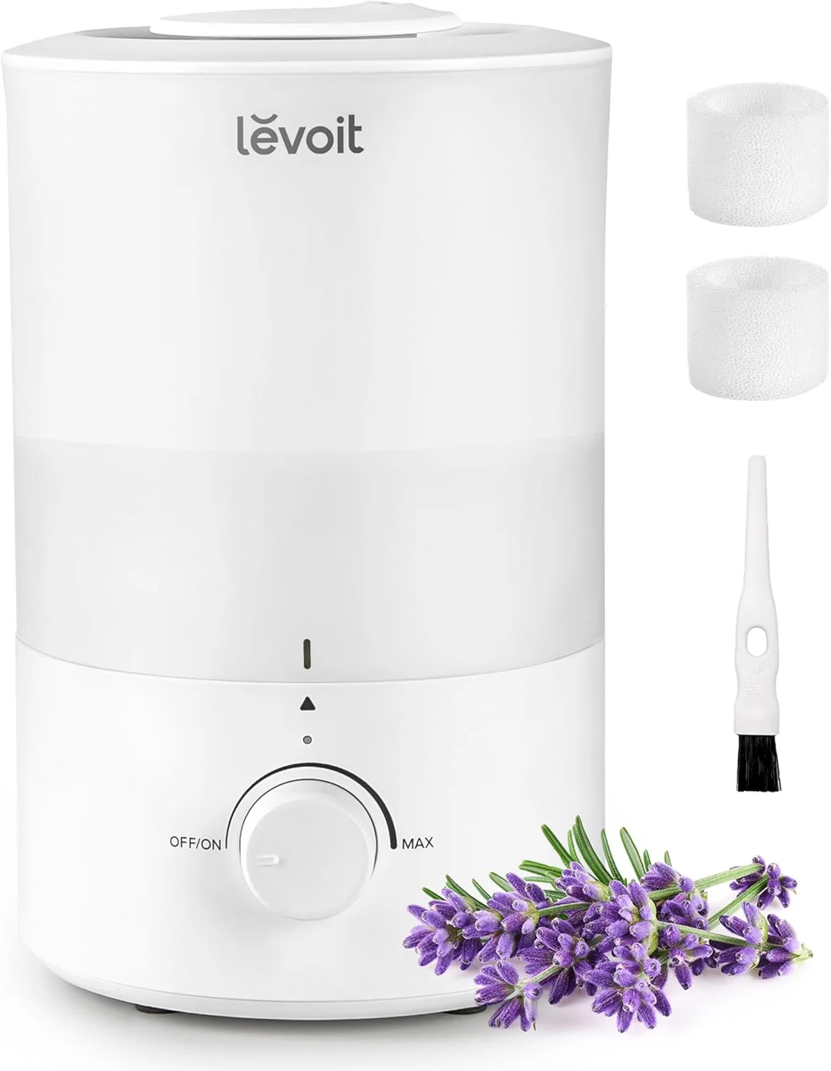 LEVOIT Cool Mist Humidifier 3L White with Night Light
