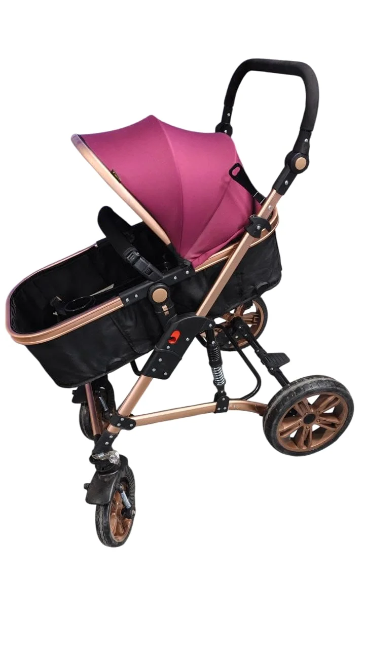 Technom 3-in-1 Baby Stroller – Rain Cover & Sun Canopy – Without Box, Scratched