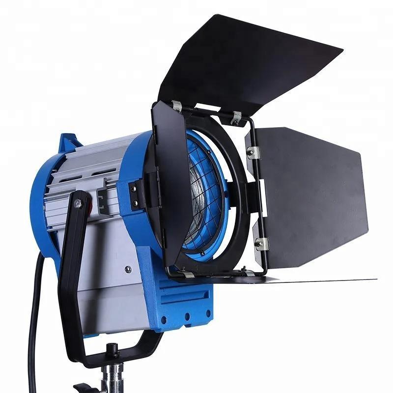 CAMETV 2000W Fresnel Tungsten Light with Built-In Dimmer for Professional Studio & Film Production