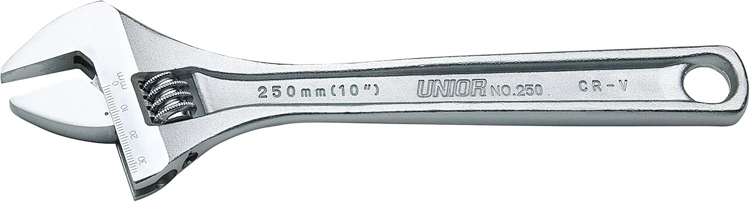 Unior Adjustable Wrench Chrome Vanadium Steel