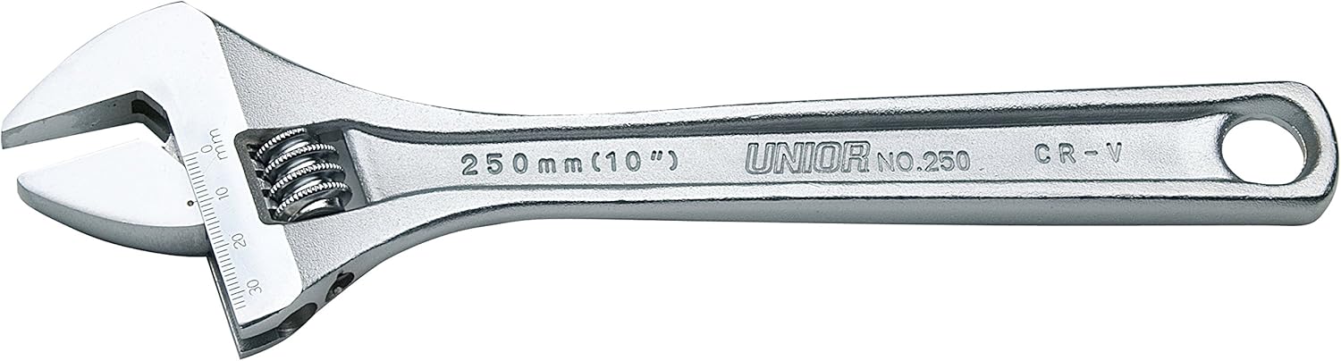 Unior Adjustable Wrench Chrome Vanadium Steel