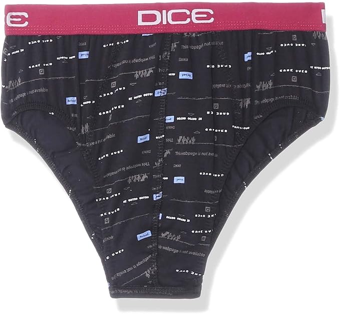 Dice Men's Printed Cotton Boxer Briefs  – 1 Pack