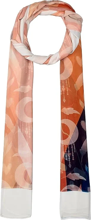 Swaza Women's Chiffon Crepe Scarf