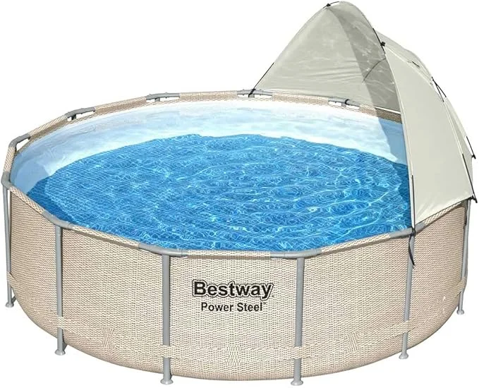 Bestway Power Steel Swimming Pool Set with Filter Pump - 3.96m x 1.07m