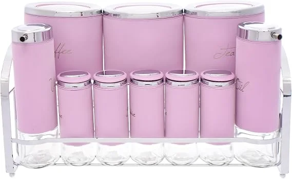 Oxford Round Stainless Steel Spice Set – 11 Pieces