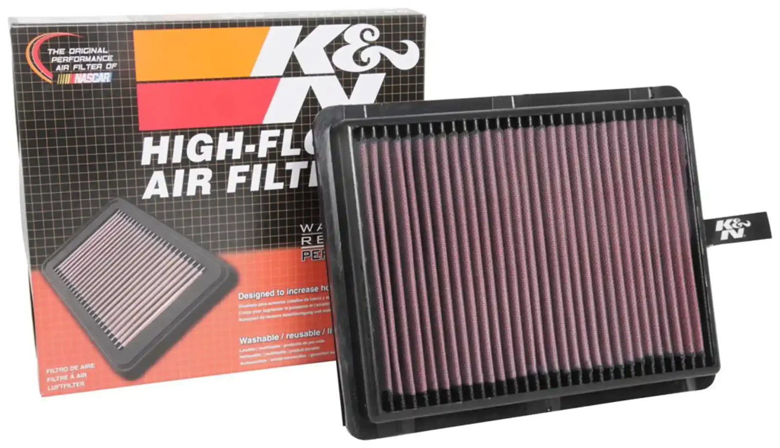 K&N Engine Air Filter 33-5057 Reusable Washable Hyundai Kia Sonata Optima