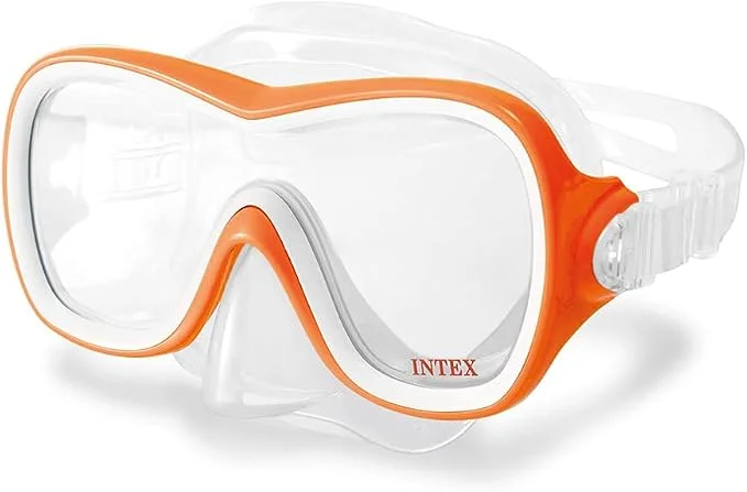 INTEX Wide View Swimming & Diving Goggles – Anti-Fog with Adjustable Strap