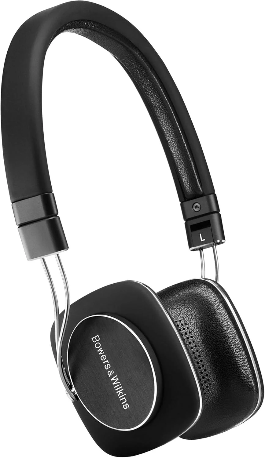 Bowers & Wilkins P3 Series 2 Wireless On Ear Headphones Black