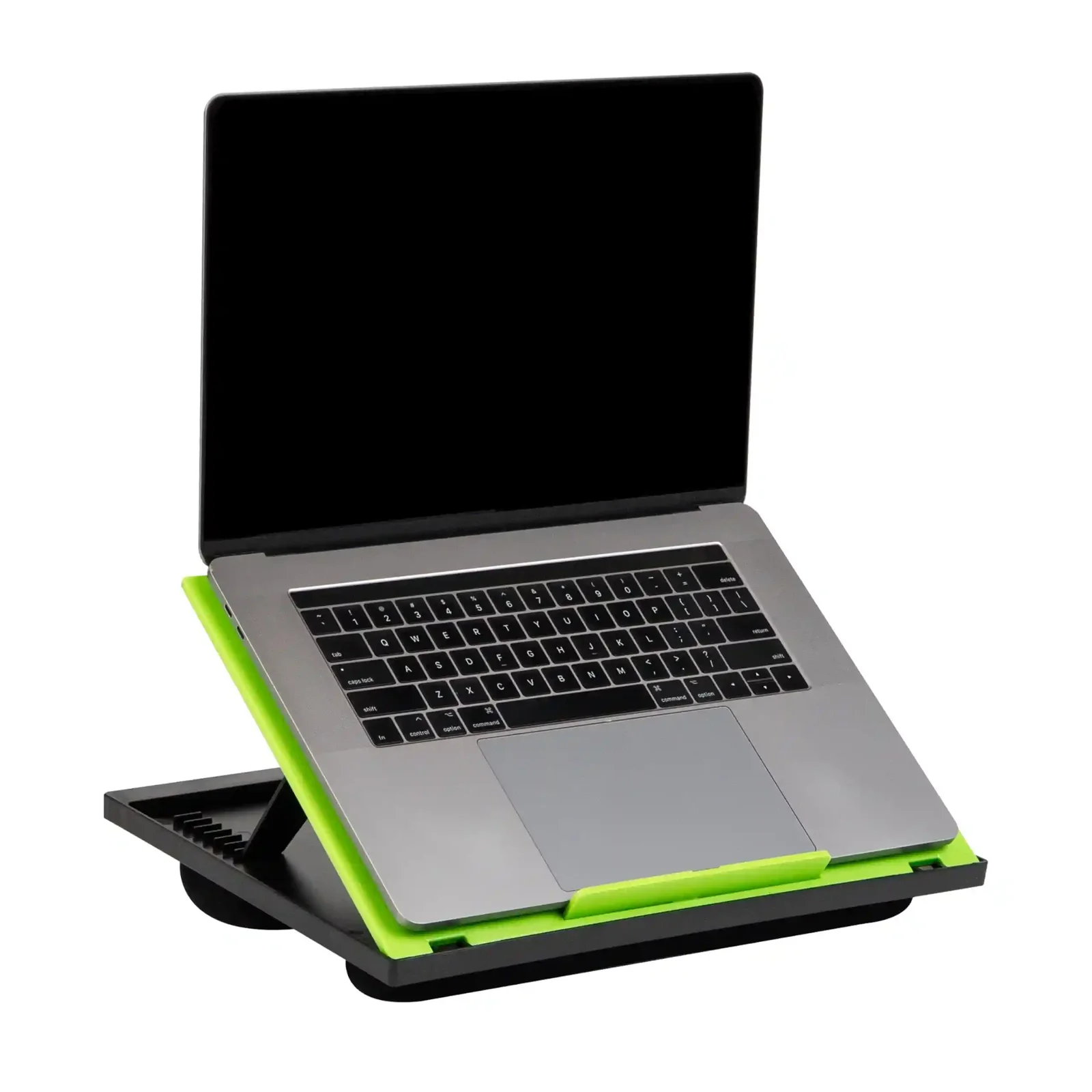 Mind Reader Monitor Laptop Stand Green Adjustable Cushion