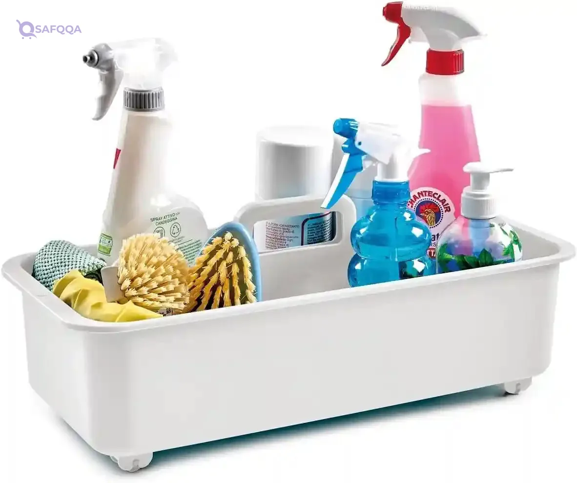 Snips Under Sink Organizer Basket with Wheels
