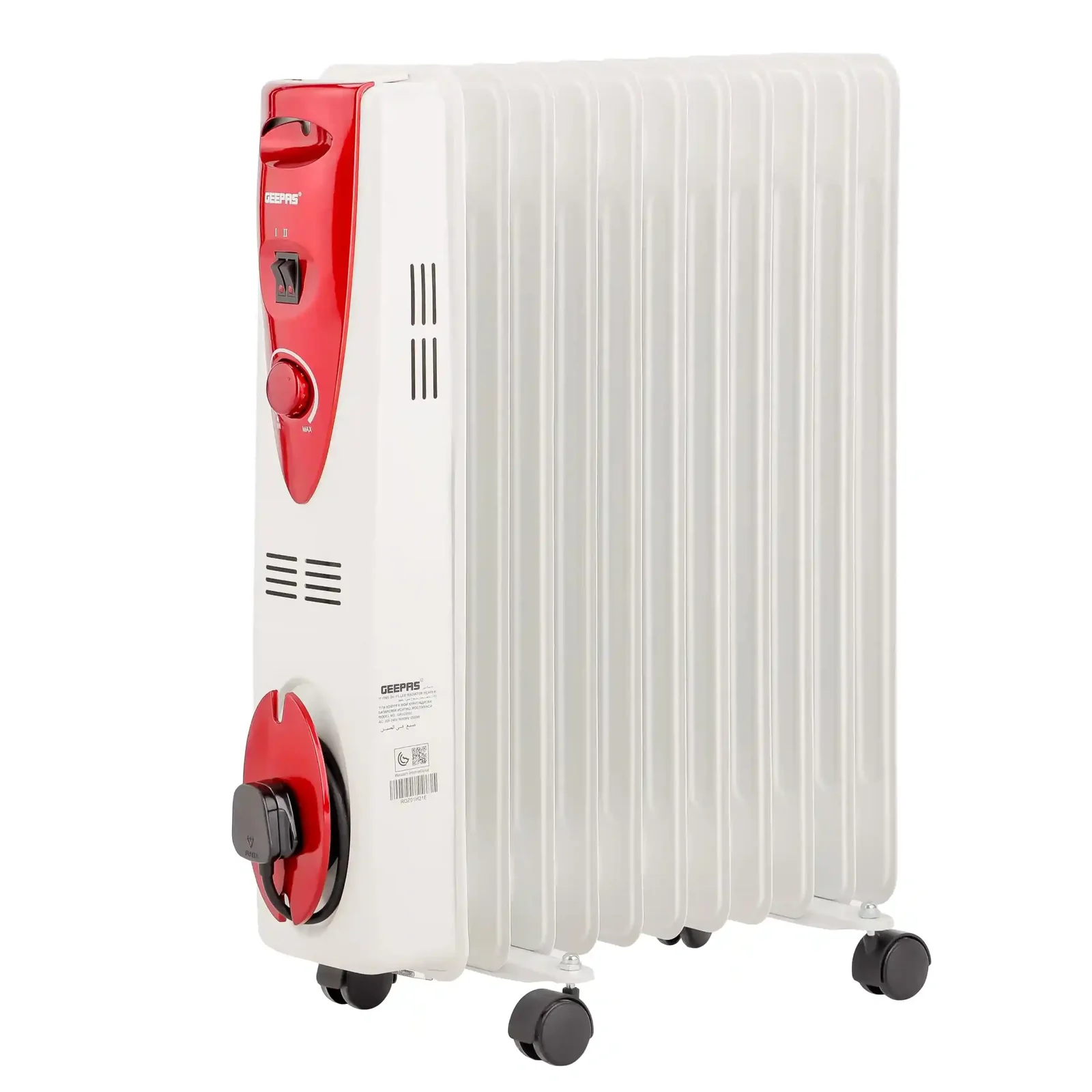 Geepas 11-Fins Filled Radiator Heater –(Slight Side Dent)