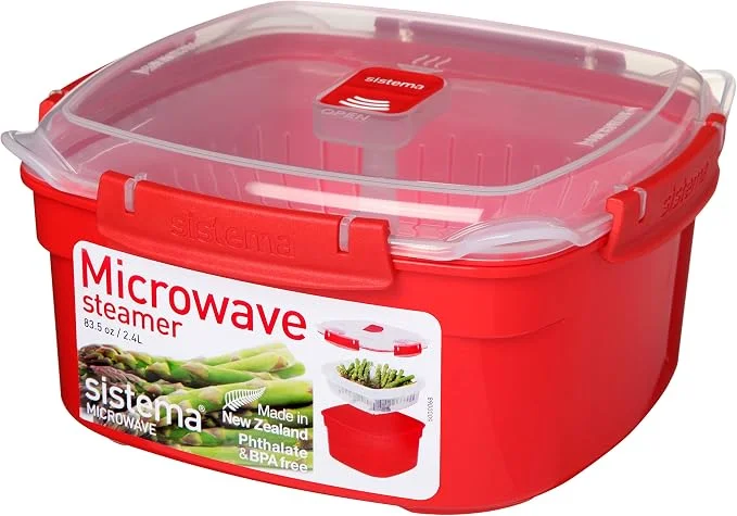 Sistema Microwave Steamer with Removable Steamer Basket 2L