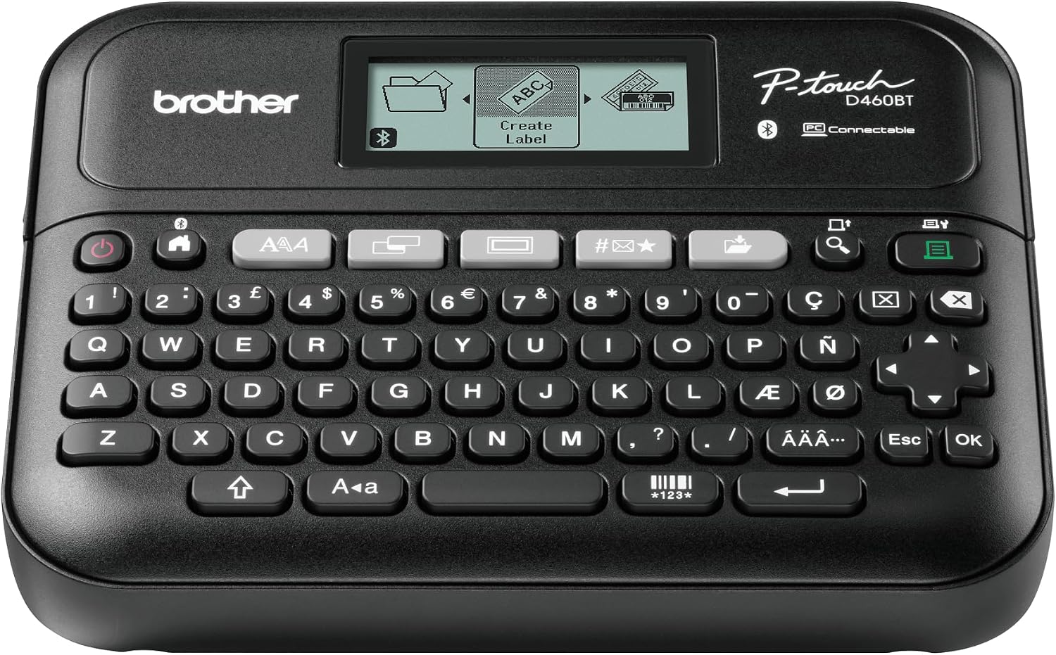 Brother Portable Label Maker – Bluetooth – 3.5 to 18mm TZe Tape