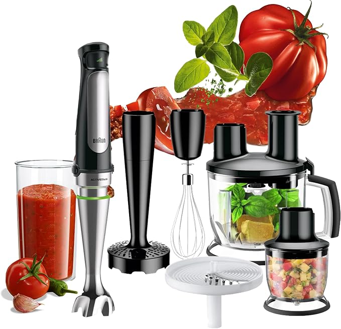 Braun MultiQuick 7 Hand Blender – 1000W, 600ml, 1.5L Food Processor – Missing Piece