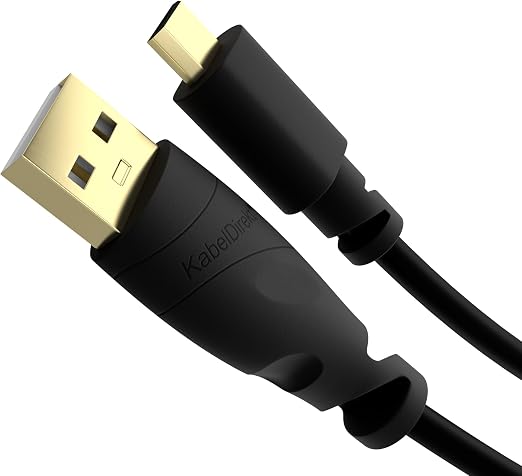 كابل مايكرو USB للمزامنة والشحن من KabelDirekt سلسلة TOP