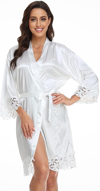 UrHot Women's Satin Robe