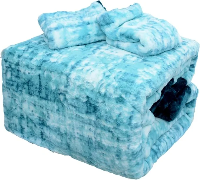 Fiber Comforter Set – 240 × 260cm with 2 Pillowcases 60 × 80cm