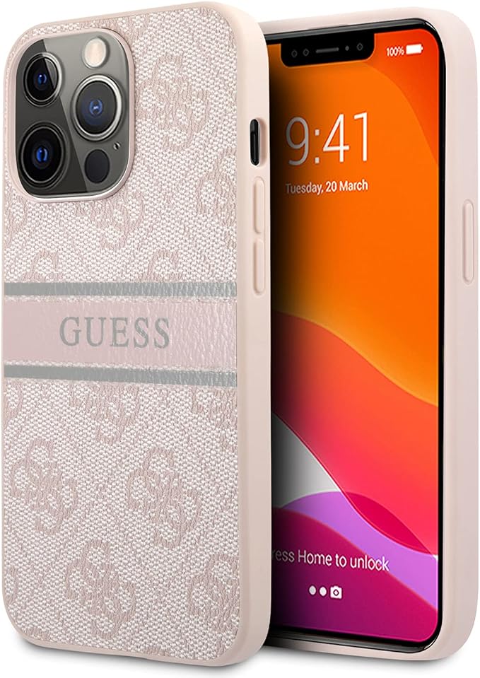 جراب مخطط مطبوع عليه علامه جيس لهاتف آيفون 13 برو من CG MOBILE