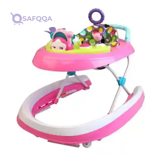 Creative Baby Walker Easy Fold Frame 6 Months+ Multi Color Damage Box