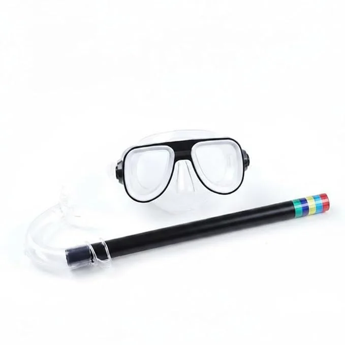 Swimming Goggles with Snorkel Set (without box)
