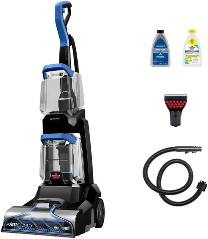 BISSELL 3878K Carpet & Upholstery Washer Powerful Suction Black/Blue - Damage Box