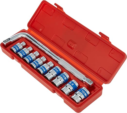 NC 10-Piece Socket Wrench Hardware Tool Set