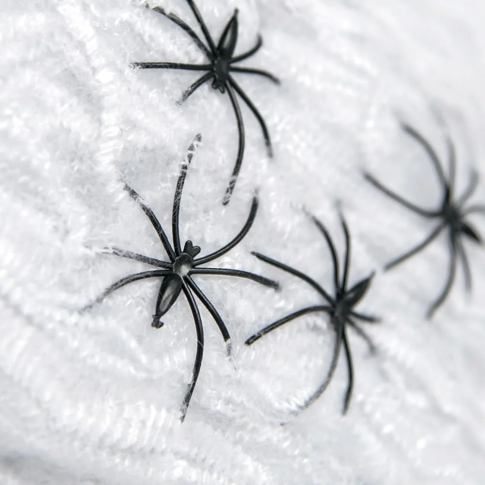 Mad Toys Halloween Spider Web with Spiders