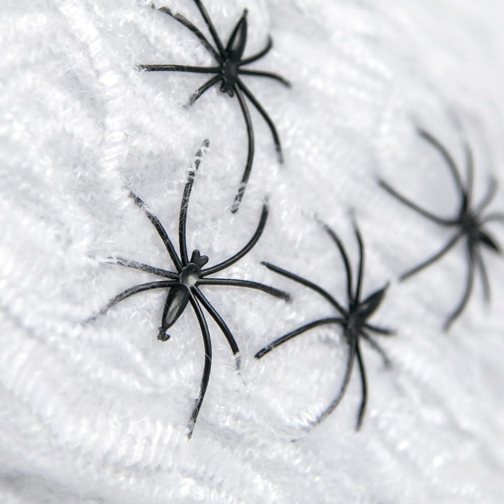Mad Toys Halloween Spider Web with Spiders