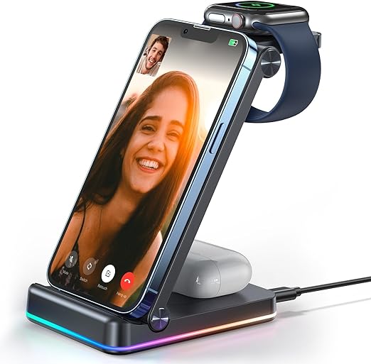 Joyroom JR-WQN01 3-in-1 Foldable Wireless Charging Station