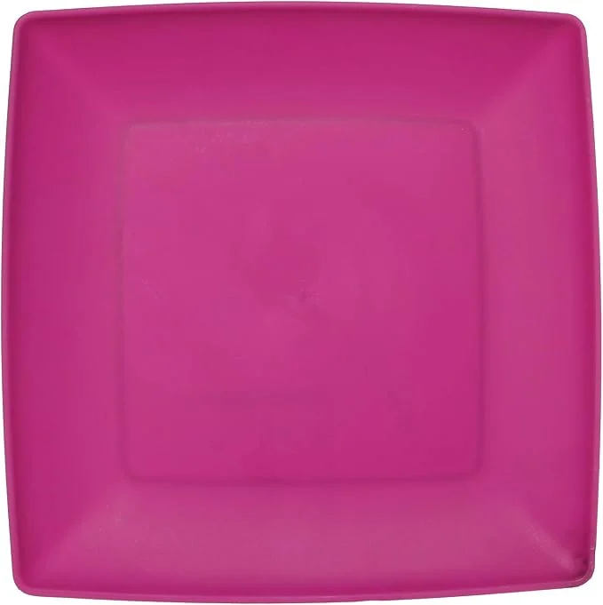 Medstar Square Flat Plastic Plate