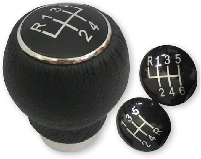 Bottari Real Leather Gear Shift Knob With Exchangeable Gear Caps
