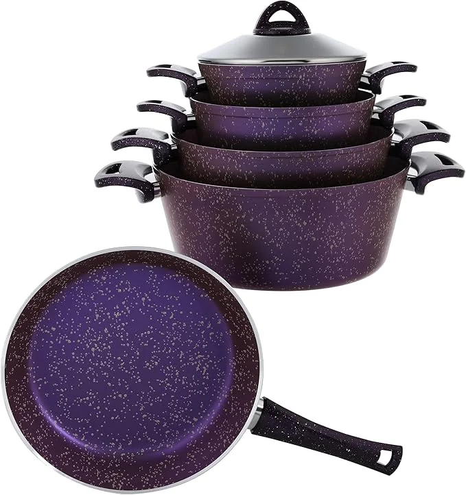 Lazord Granite Cookware Set – 9-Piece