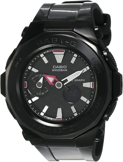 Casio Men's Quartz Watch with Analog-Digital Display & Resin Strap – BGA-225G-1ADR (open box)