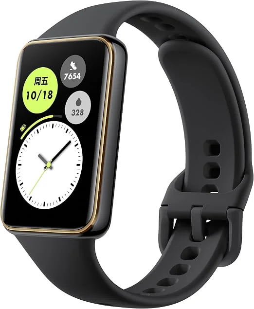HONOR Band 10 Smartwatch 1.57" AMOLED Display Dual-Curve Design 32GB Storage 180mAh Battery Bluetooth - Black (1 Year Warranty)