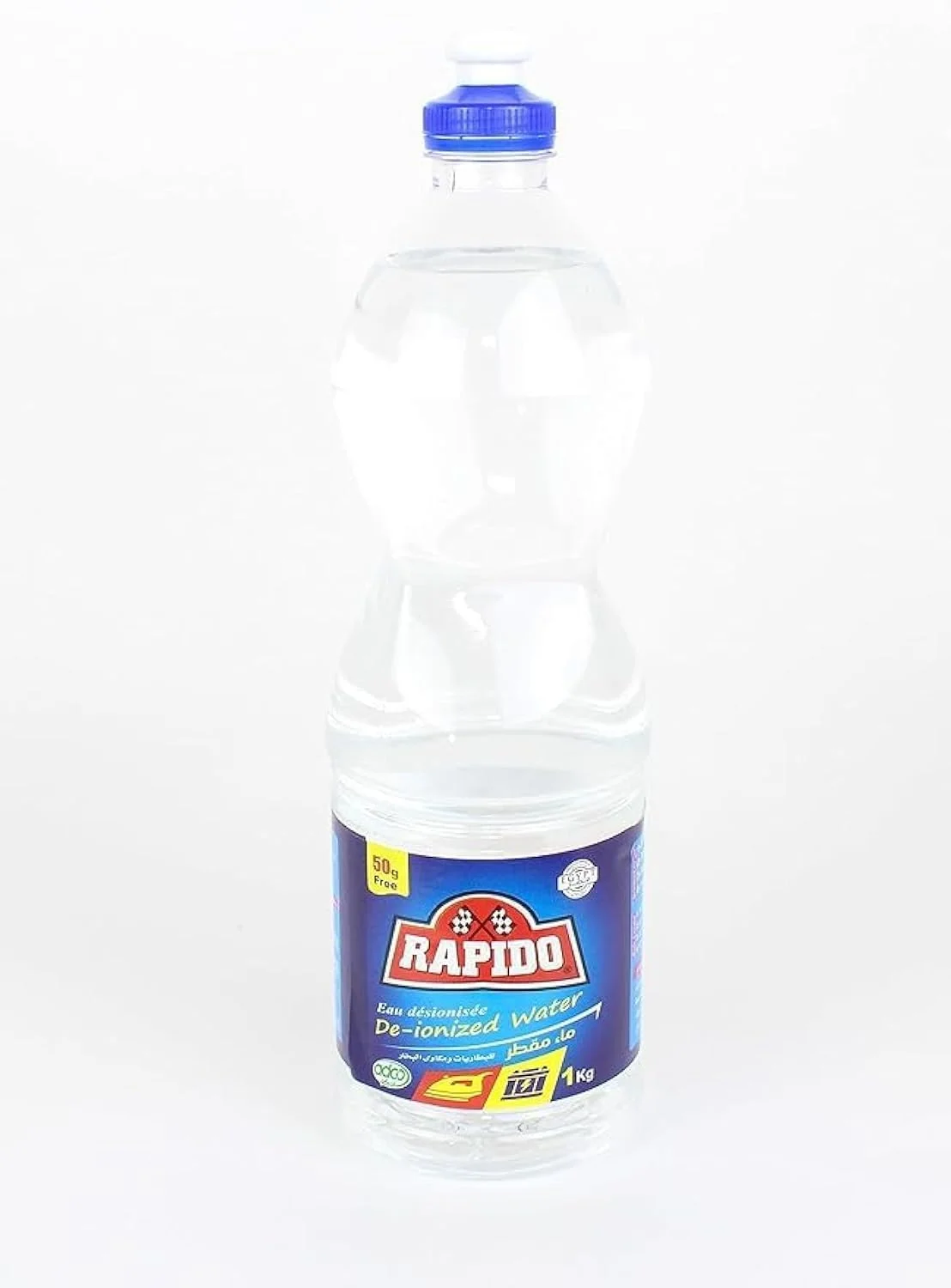 Adco Rapid De-Ionized Distilled Water for Batteries, Steam Irons & Aquariums – 1 kg