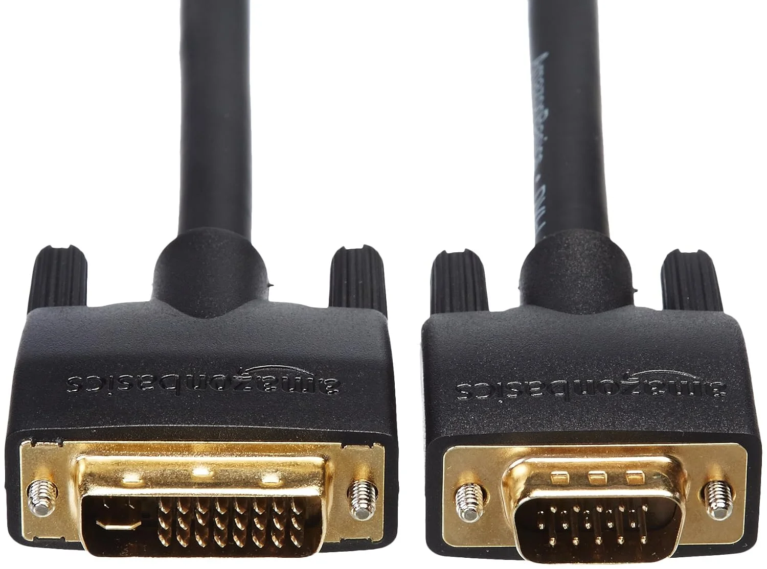 كابل محول أصلـي Amazon Basics من DVI-I (24+5 دبوس) إلى VGA بطول 3 أمتار (10 قدم) - علبة متضررة (Damaged Box)