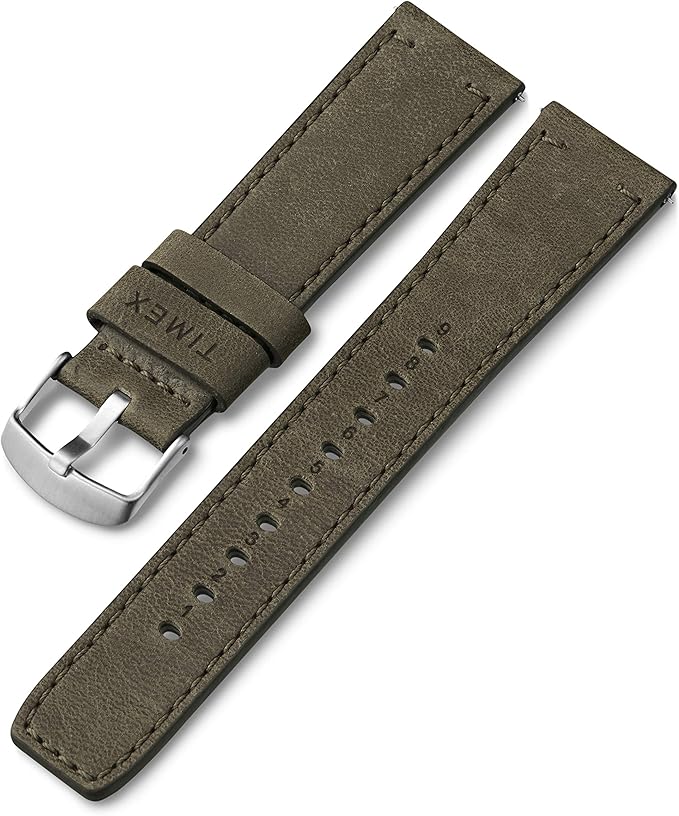 سوار ساعة من الجلد الطبيعي  من Timex