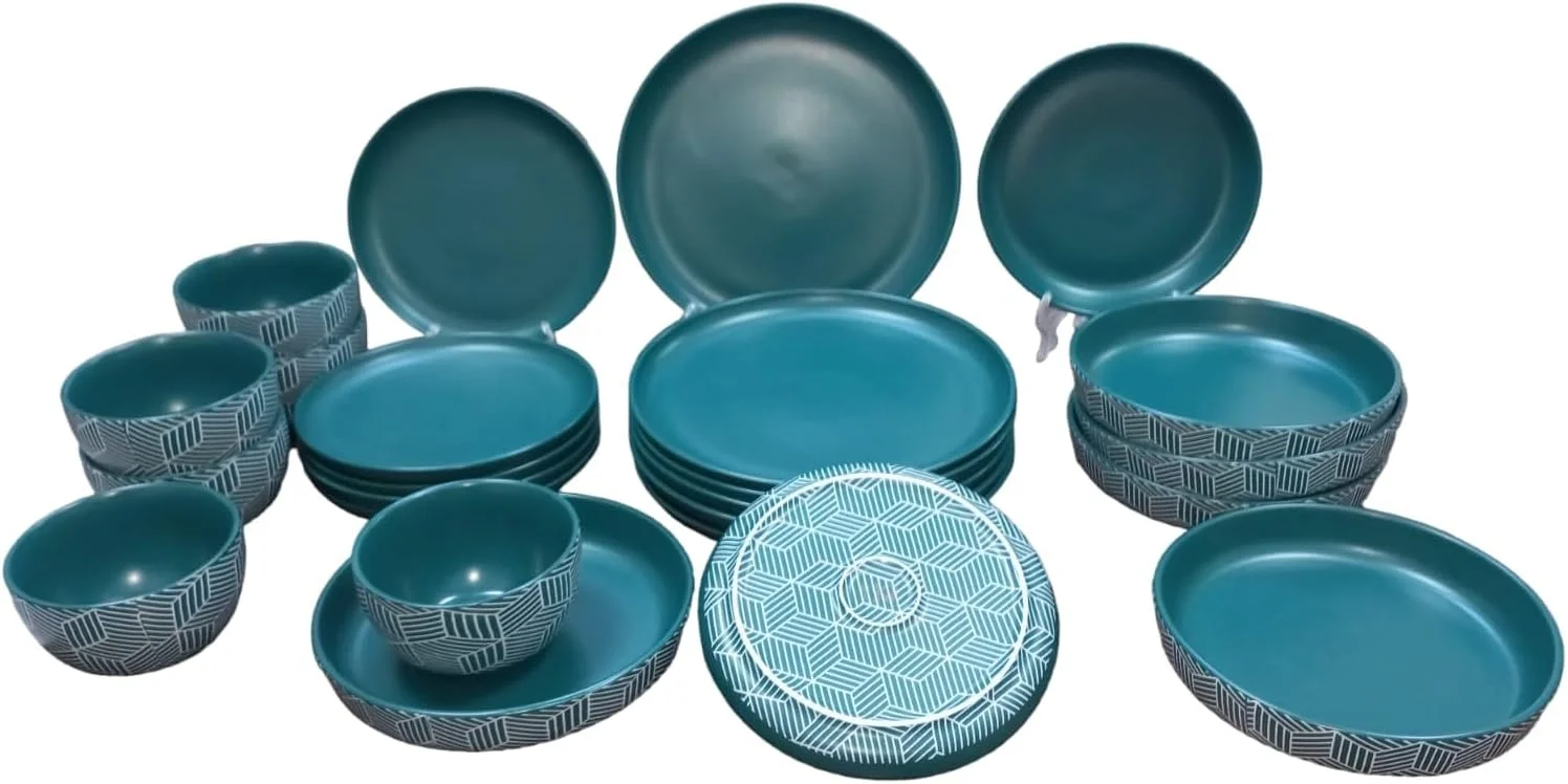 Mazaj Porcelain Dinner Set 24 Pcs
